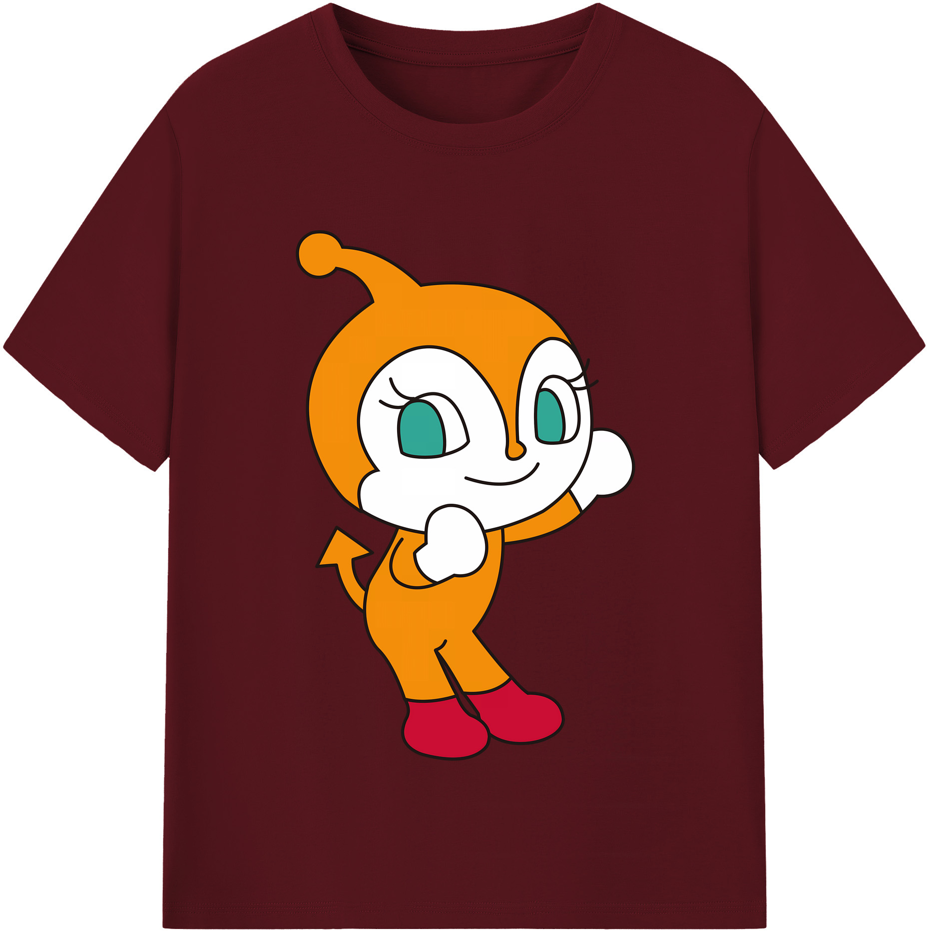 （画像用） アンパンマン Anpanman 綿100％半袖Tシャツ（フロントプリント）